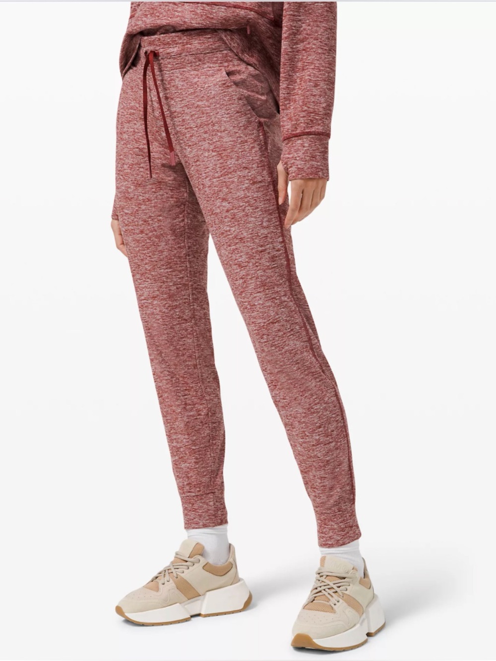 Lululemon Ready to Rulu Fleece Jogger - Heathered Savannah